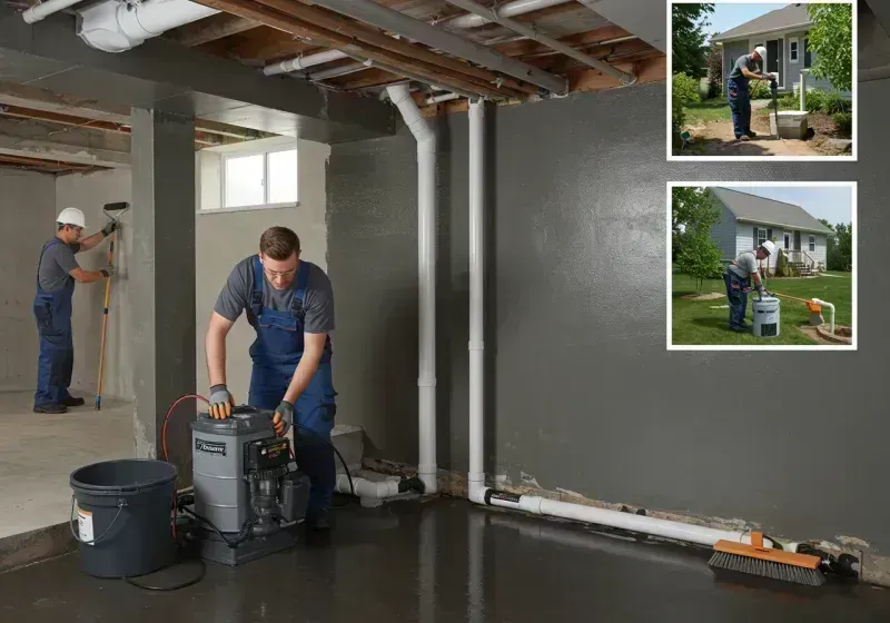 Basement Waterproofing and Flood Prevention process in Princeton, NC